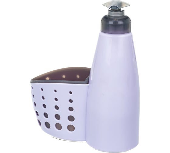 Изображение товара Диспенсер для жидкого мыла Рыжий кот Dispenser с местом для хранения губки для посуды 004664