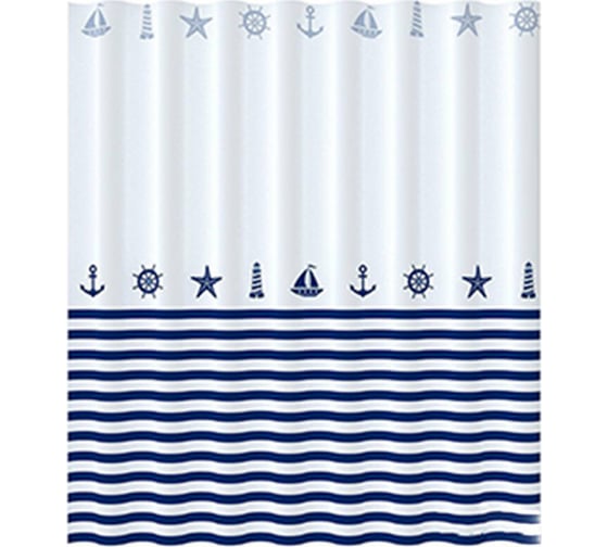 Изображение товара Занавеска для ванной Рыжий кот SC-PE-38 полиэстер, 180х180 см 007102