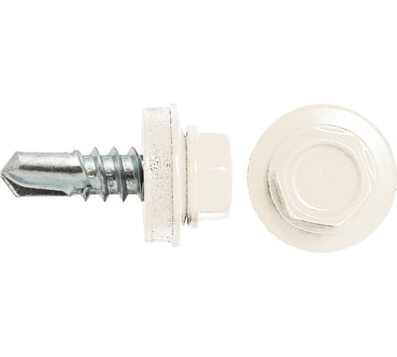 Изображение товара Кровельный саморез SWFS RAL-9003, ZP, 4.8х35 мм, 250 шт., контейнер тов-091234