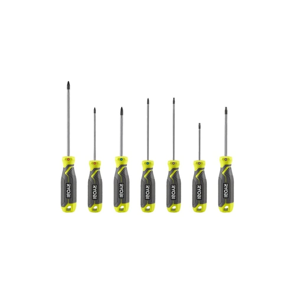 Изображение товара Набор отверток Ryobi RHSDS7PC Torx Phillips Pozidriv 7 шт