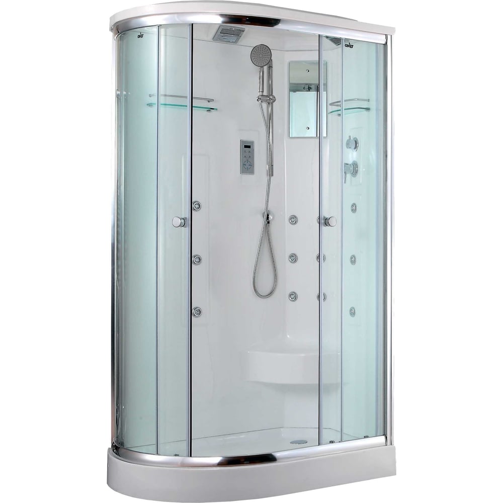 Изображение товара Душевая кабина TIMO Lux 12085225 T-7702R ассиметричная с гидромассажем