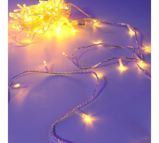 Изображение товара Гирлянда Нить SHLights 12 метров 120 светодиодов, желтый, соединяемая до 20шт. LD120-Y-E