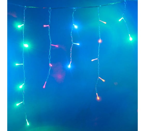 Изображение товара Гирлянда Бахрома SHLights 2х0,48 метра 80 светодиодов, мульти, 20 нитей IC80LD-CM