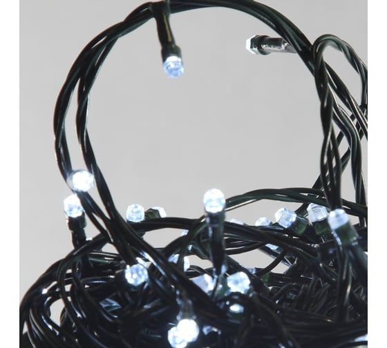 Изображение товара Гирлянда НитьSHLights  12 метров 120 светодиодов, белый, соединяемая до 10шт. DC-LD120-W-E