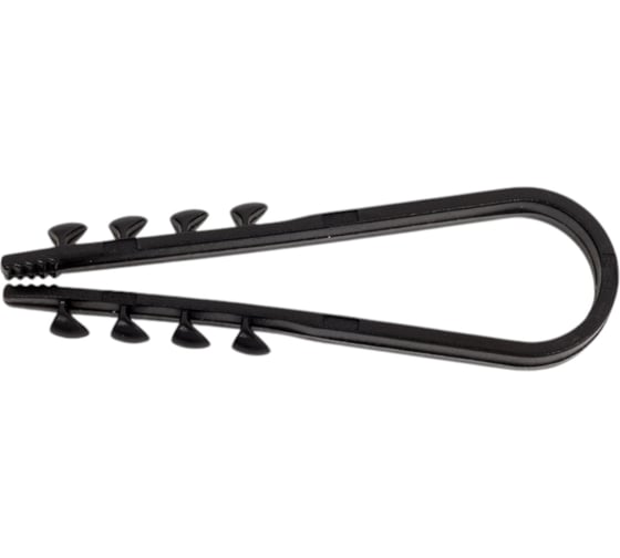 Изображение товара Дюбель-хомут для круглого кабеля Smartbuy 11x18 мм нейлон черный, 100 шт. SBE-CJ-18-b