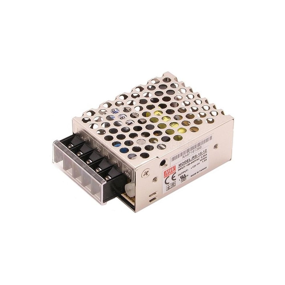 Изображение товара Источник питания Mean Well AC/DC RS-15-12 на 12 В