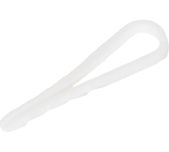 Изображение товара Дюбель-хомут для круглого кабеля Smartbuy 5x10 мм нейлон белый, 100 шт. SBE-CJ-10-w