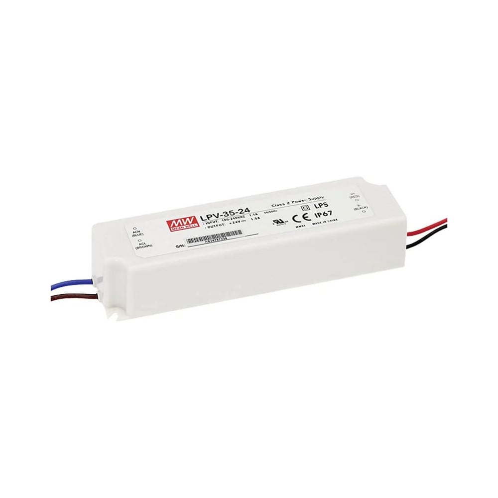 Изображение товара Источники питания Mean Well AC/DC LPV-35-36 T00285479 Надежный блок с защитами