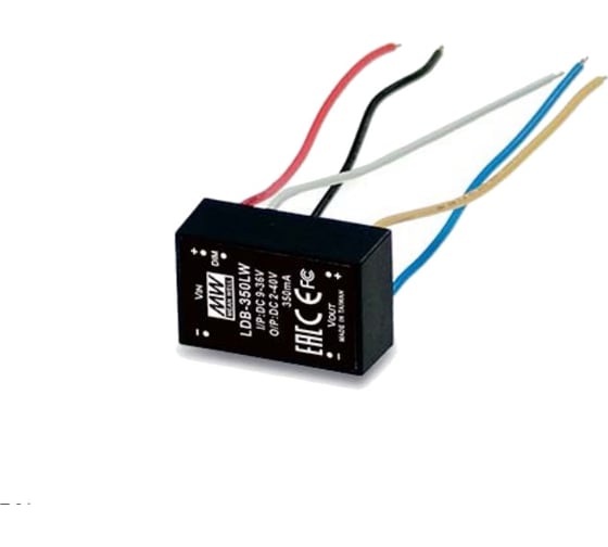 Изображение товара LED-драйвер Mean Well LDB-350LW DC-DC драйвер светодиодов повышающий/понижающий вход 9…36В DC Т02276518