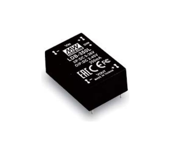 Изображение товара LED-драйвер Mean Well LDB-300L DC-DC драйвер светодиодов повышающий/понижающий вход 9…36В DC Т02276515