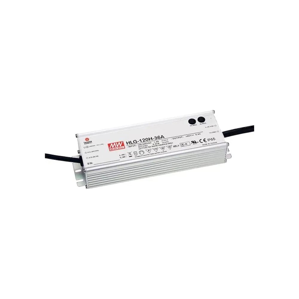 Изображение товара Блок питания Mean Well HLG-120H-24 120 Вт IP67 герметичный надежный источник питания