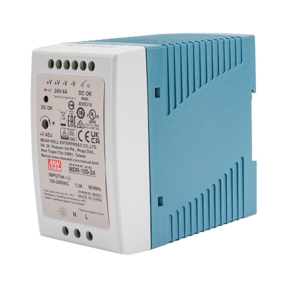 Источник питания Mean Well MDR-100-24 Т00270784