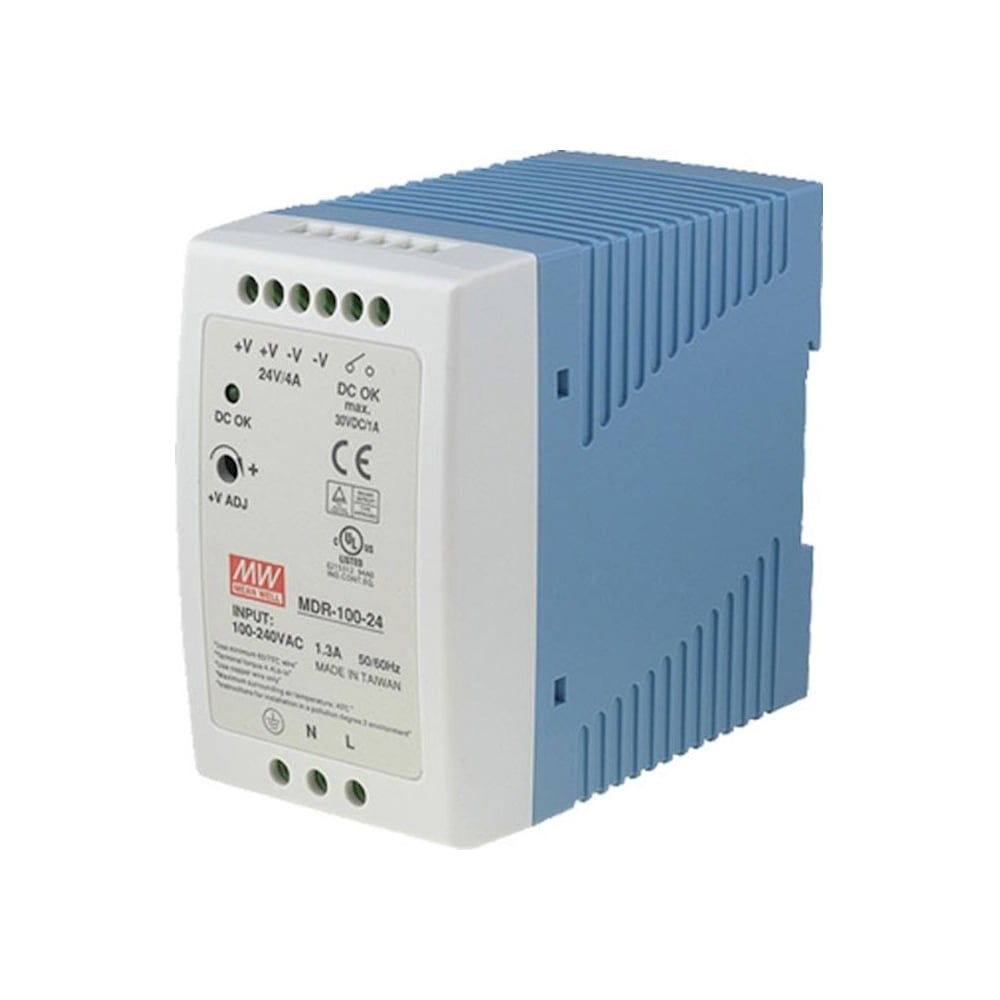 Изображение товара Источник питания Mean Well AC/DC MDR-100-24 Т00270784