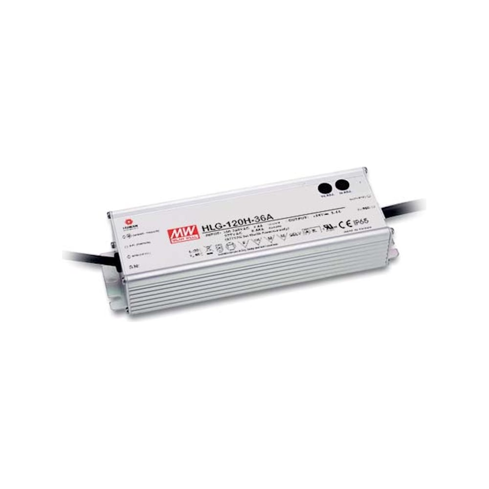 Изображение товара Источники питания AC/DC HLG-120H-24A 120 Вт IP 65 для промышленного использования