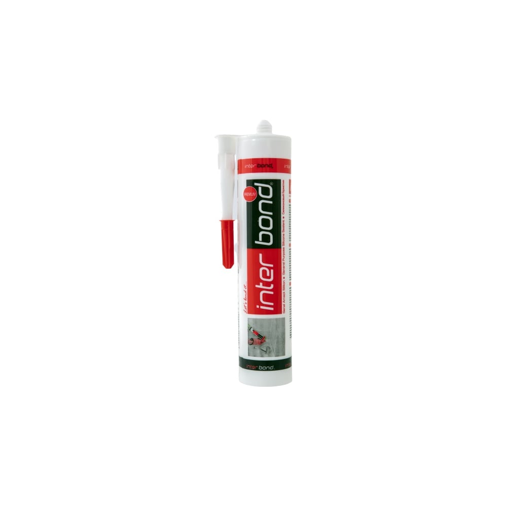 фото Силиконовый герметик interbond 280 g silicone sealant white белый силикон premium 00-00000210