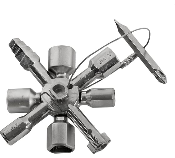 Изображение товара Универсальный ключ для электрошкафов КОБАЛЬТ 10 профилей 792-926