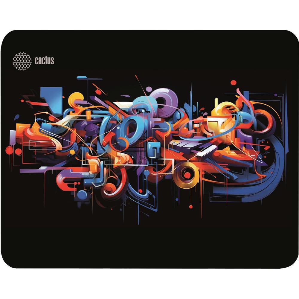 Изображение товара Коврик для мыши CACTUS Graffiti 400x300x3 мм CS-MP-PRO10XL 2006148 Изображение товара Коврик для мыши CACTUS Graffiti 400x300x3 мм CS-MP-PRO10XL 2006148