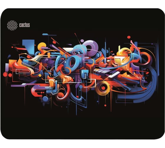 Изображение товара Коврик для мыши CACTUS Graffiti 400x300x3 мм CS-MP-PRO10XL 2006148