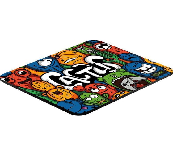 Изображение товара Коврик для мыши CACTUS Colorful Cacti 300x250x3 мм CS-MP-D03M 1935331