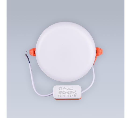 Изображение товара Светодиодный безрамочный светильник Eleganz круглый 18Вт 4500К нейтральный 900865