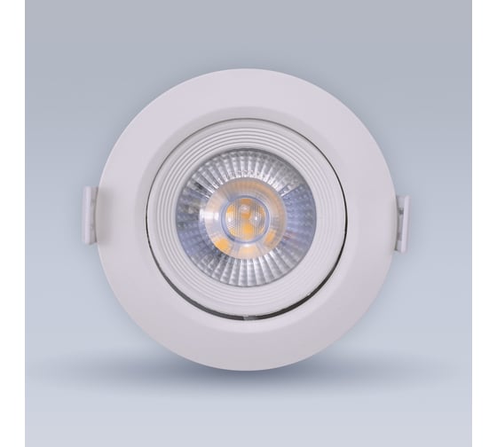 Изображение товара Светодиодный встраиваемый поворотный светильник ELEGANZ Круг 6W нейтральный 4500К 220V EL-0018