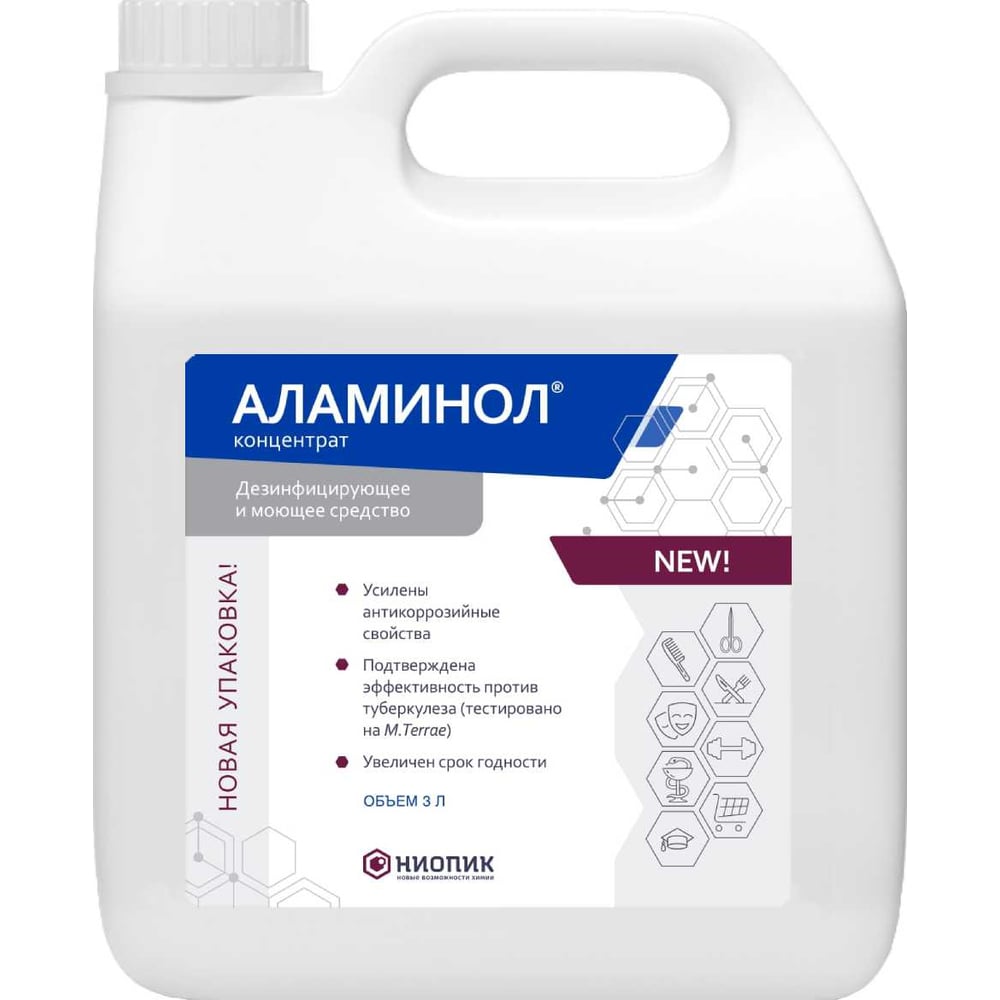 Изображение товара Дезинфицирующее средство Аламинол АО НИОПИК 3л 100006