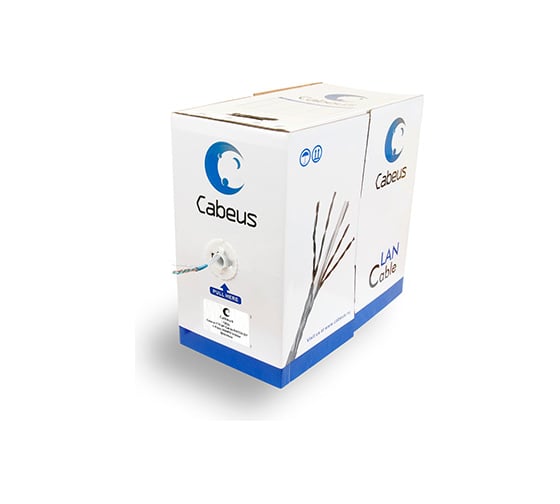 Изображение товара Кабель Cabeus витая пара , категория 5e, 4 пары, многожильный, серый FTP-4P-Cat.5e-PATCH-GY