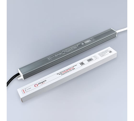 Изображение товара Блок питания Eleganz 12V 100W КАРАНДАШ негерметичный узкий IP20 1122