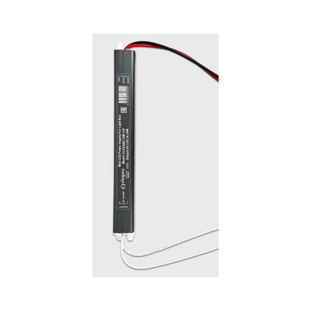 Изображение товара Блок питания Eleganz 12V 24W КАРАНДАШ негерметичный узкий IP20 1123