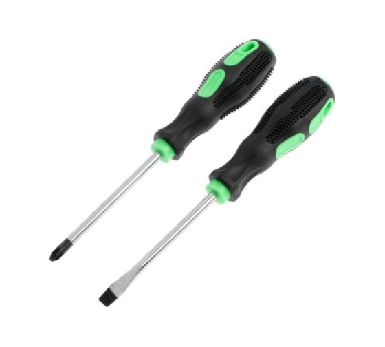 Изображение товара Набор отверток TUNDRA, обработка сатин, 2К рукоятка, намагниченное жало 1858842