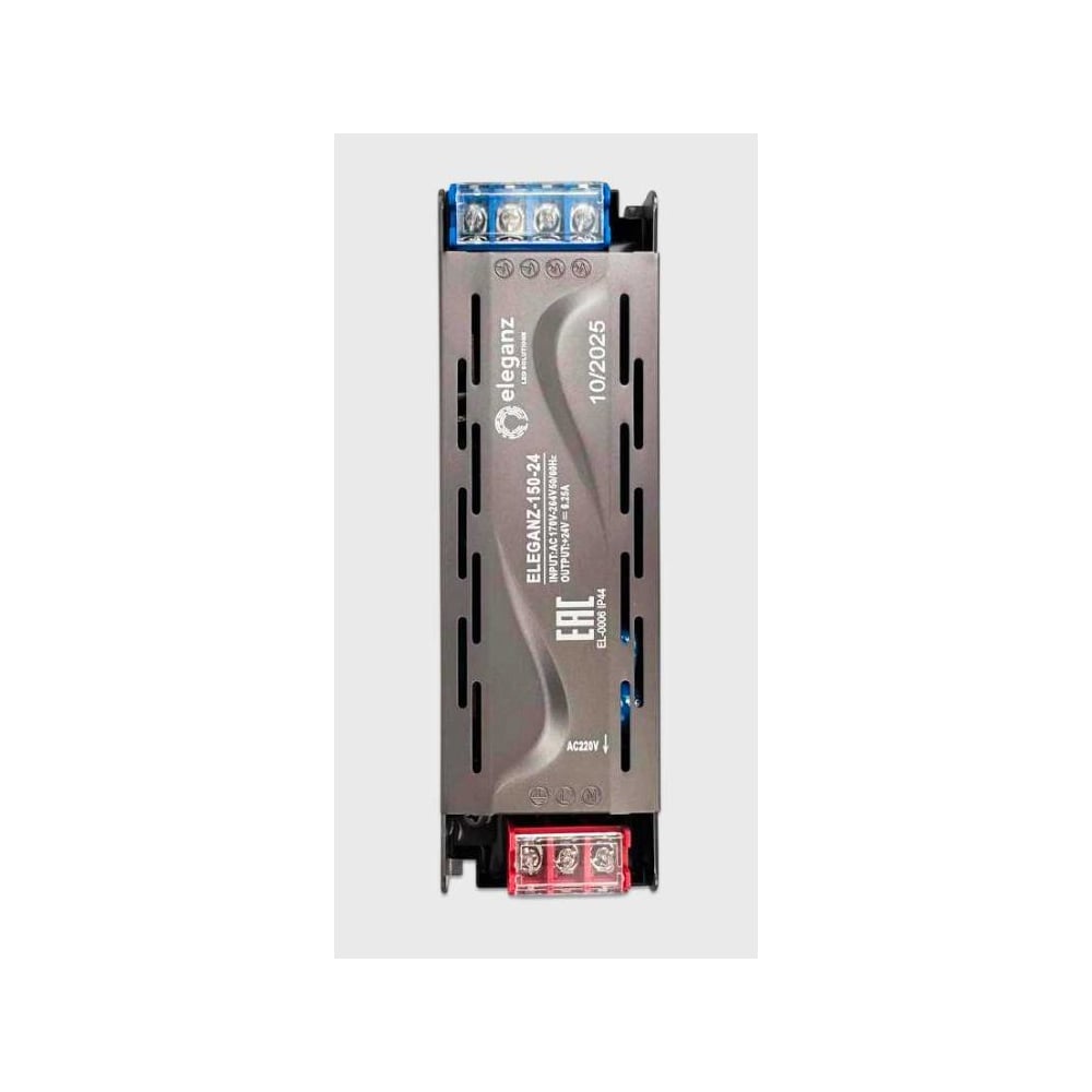 Изображение товара Блок питания ELEGANZ 24V 150W негерм., узкий IP20 EL-0006 Изображение товара Блок питания ELEGANZ 24V 150W негерм., узкий IP20 EL-0006