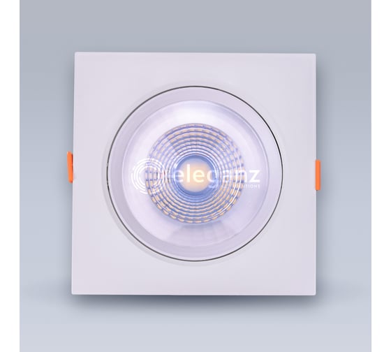 Изображение товара Светодиодный встраиваемый светильник ELEGANZ Поворотный квадрат W теплый 3000К 220V EL-0012