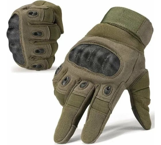 Изображение товара Перчатки трекинговые Следопыт TACTIC POWER с защитой суставов, зеленые, размер XXL/250/ PF-TG-07