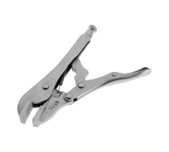 Изображение товара Ручной зажим  ТУНДРА усиленный, плоский захват, с фиксатором, 250 мм 4726216