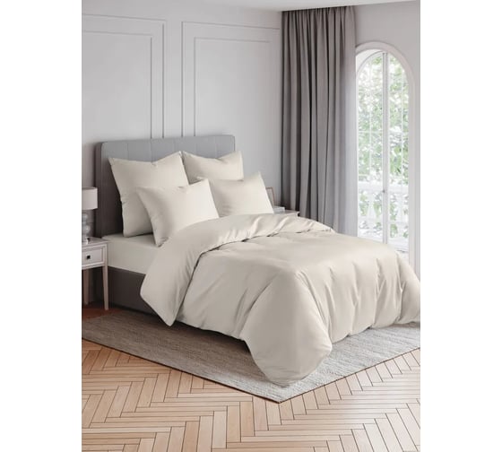 Изображение товара Пододеяльник EDELSON TENCEL 140x205 см EPT-15 экрю