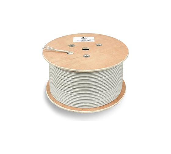 Изображение товара Кабель Cabeus витая пара, категория 6a , 4 пары, одножильный, STP-4P-Cat.6a-SOLID-IN-PVC