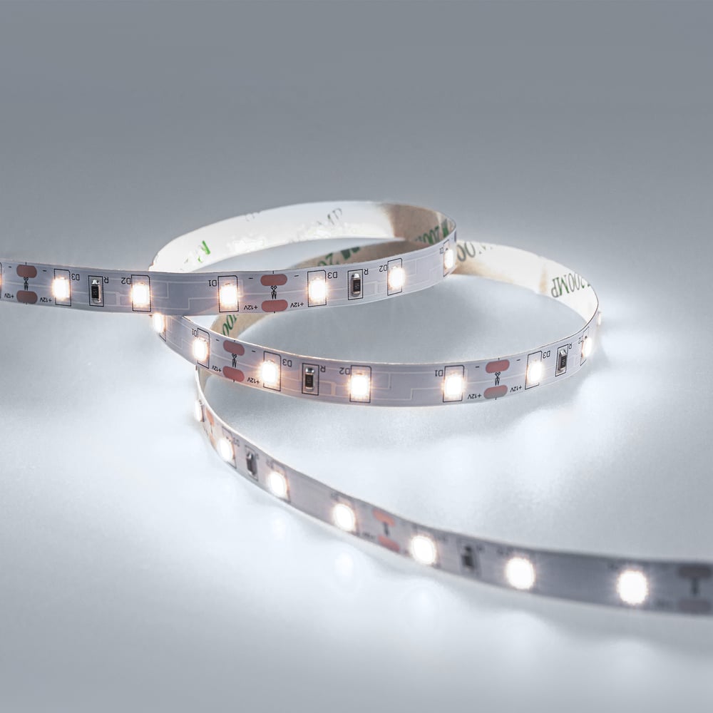Изображение товара Светодиодная лента Eleganz LUX 2835 60 LED 4.8W/M 12V холодная 6000К IP20 EL-LS-48W