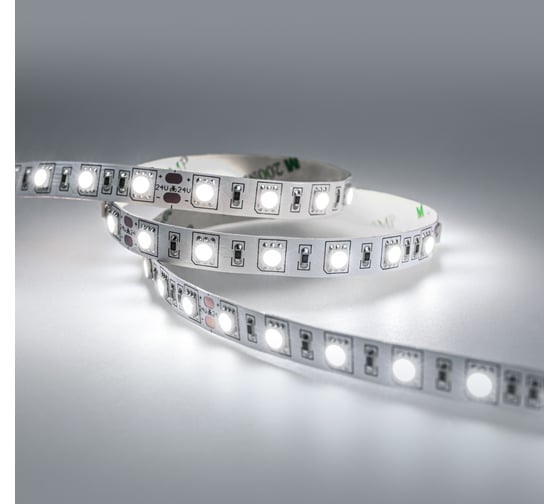 Изображение товара Светодиодная лента Eleganz LUX 24V 5050 60 LED 14,4W/M Холодная 6000К EL-24V-14W
