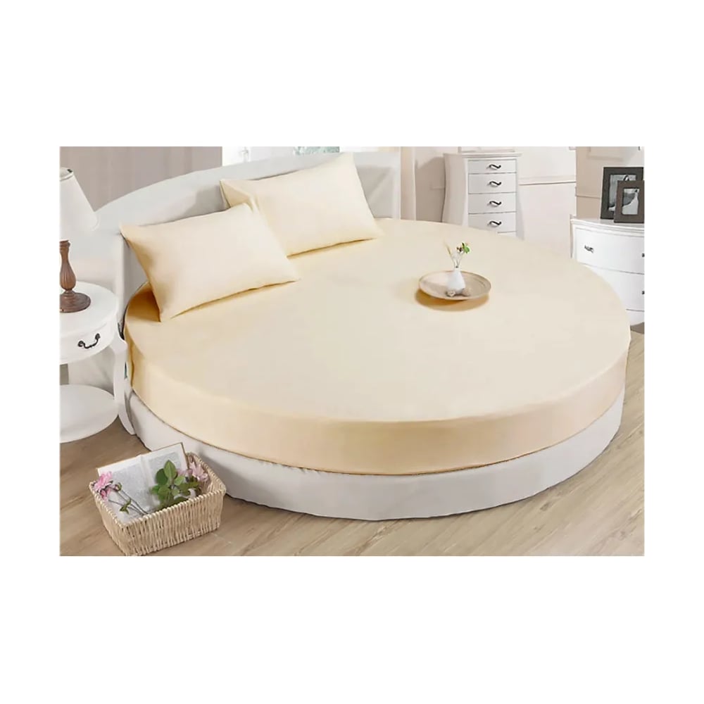 Изображение товара Простыня EDELSON TENCEL 200x200 см пудровая с резинкой