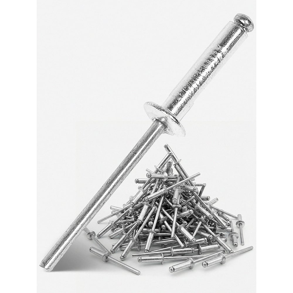 Изображение товара Заклепки алюминиевые KUBIS 4.0*18 мм (толщина 12-14 мм), 50 шт 01-04-4018