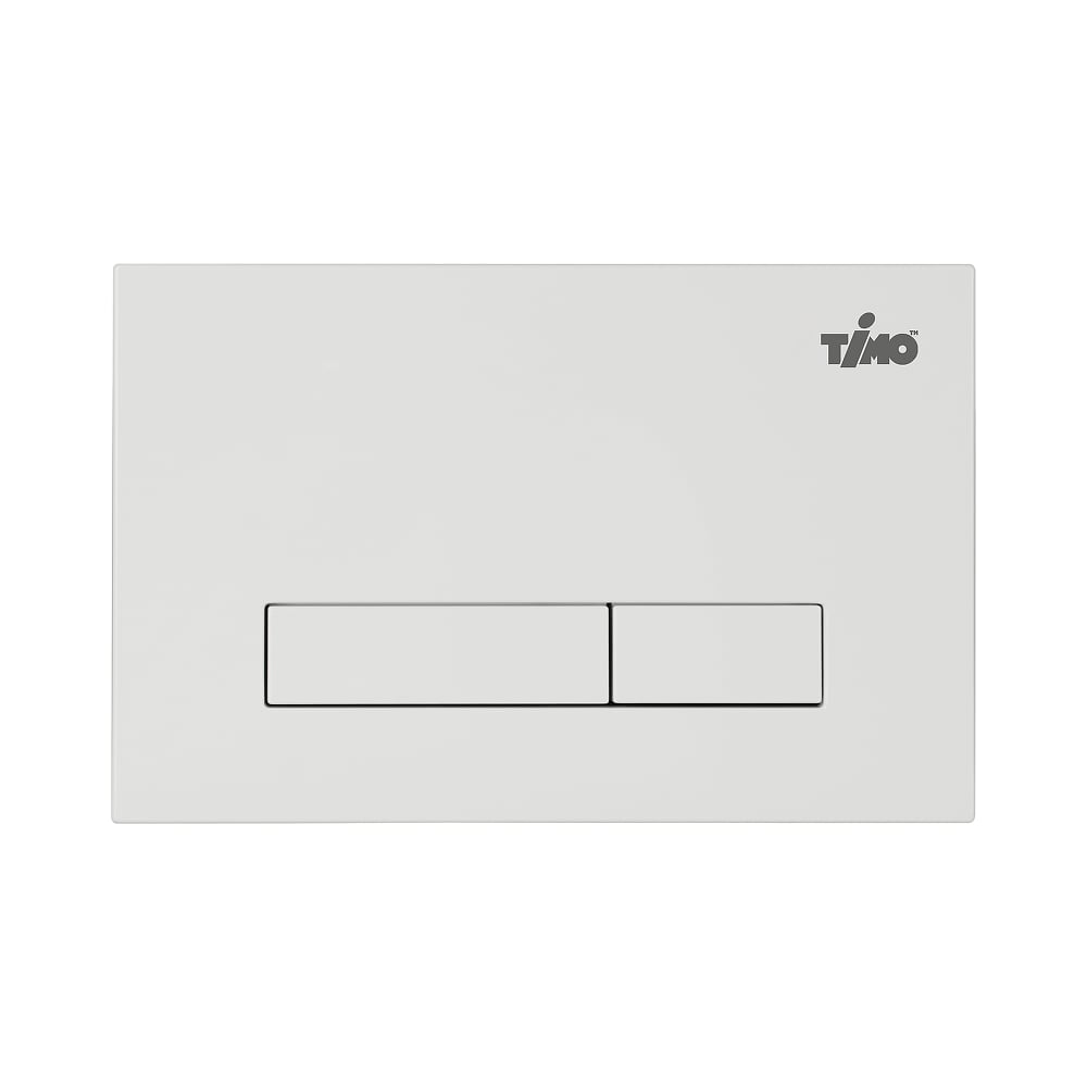 Изображение товара Кнопка смыва TIMO INARI 250x165 white двухрежимная для инсталляций