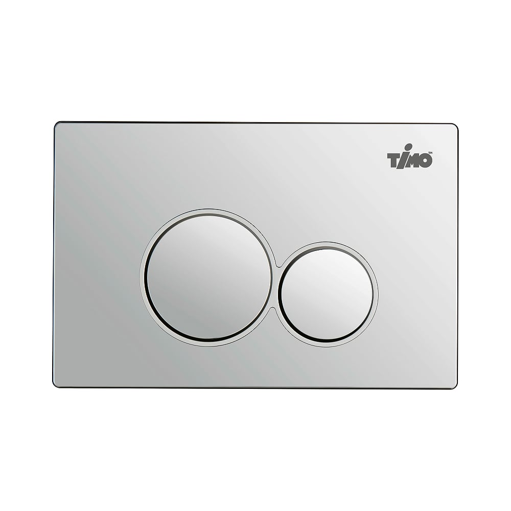 Изображение товара Кнопка смыва TIMO KULO 250x165 хром FP-001 для инсталляций унитазов