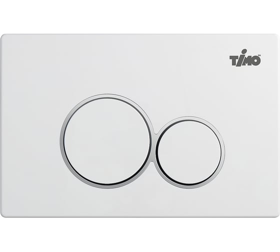 Изображение товара Кнопка смыва TIMO KULO 250x165 white FP-001W