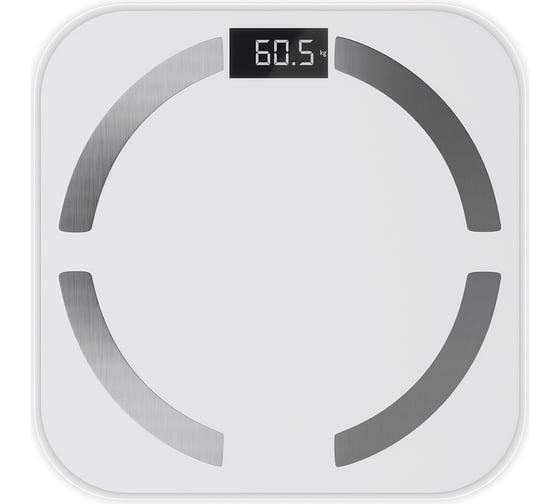 Изображение товара Весы напольные электронные Centek 150 кг, 0.1 кг, LCD, 45x28, размер 28x28 см, 10 программ CT-2425 White