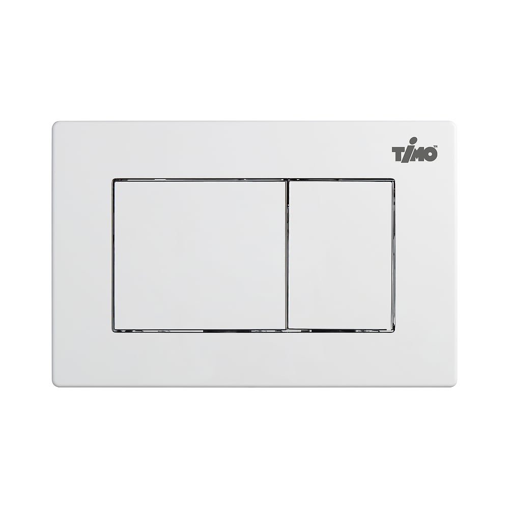 Изображение товара Кнопка смыва TIMO REKO 250x165 белая FP-004W для унитазов серия REKO