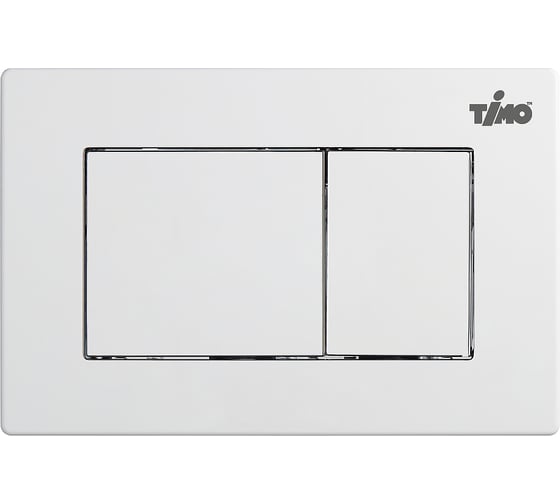 Изображение товара Кнопка смыва TIMO REKO 250x165 white FP-004W