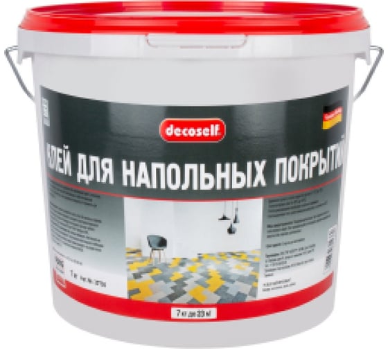 Изображение товара Клей для ковровых и напольных ПВХ покрытий Pufas Decoself мороз. 7кг тов-140921