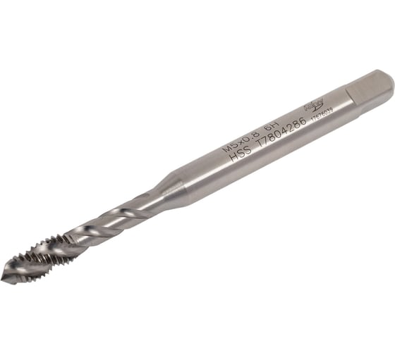 Изображение товара Метчик New Century M5х0.8, Alpha-TAP, DIN371, HSS(M2), со спиральной канавкой, без покрытия T7804286
