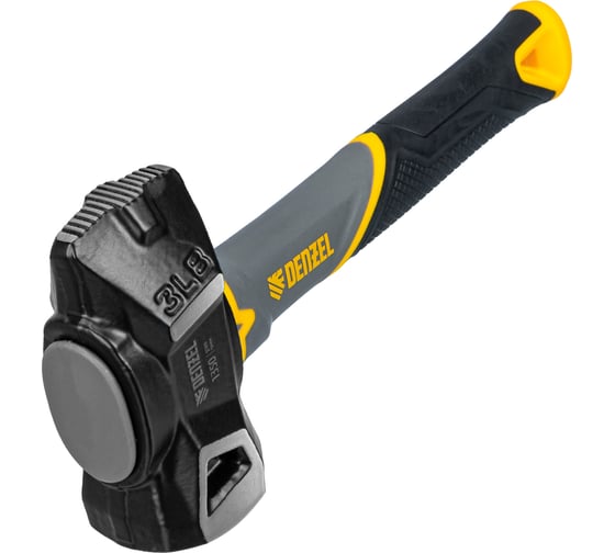 Изображение товара Кувалда с клиновидным бойком Denzel 1.35 кг, фибергласовая рукоятка c TPR 11015