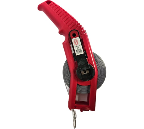 Изображение товара Рулетка геодезическая SAMGRUPP 30 м x 12,5 мм открытый корпус стальная лента SAMC-063003000